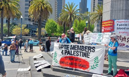 On May Day 2024 SF Workers Rally For A General Strike For Palestine & Labor Party