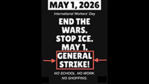 Stop Trump’s Fascist War on Iran General Strike Now!